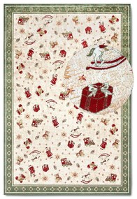 Covor verde din amestec de bumbac 160x230 cm cu model de Crăciun Toy's Delight Green Christmas – Villeroy&amp;Boch