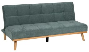 Canapea turcoaz extensibilă cu tapițerie din chenille 178 cm – Ixia