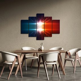 Tablou abstract cu glonț activ (150x105 cm)