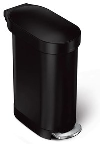 Coș de gunoi cu pedală din oțel 45 l Slim – simplehuman