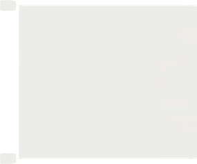 vidaXL Copertină verticală, alb, 140x420 cm, țesătură Oxford