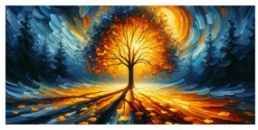 Tablou cu arborele vieții în lumină magică