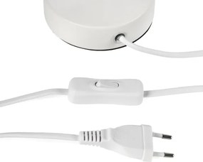 Lampă de masă ONLI TITILLA 1xE14/6W/230V 22 cm mov/alb