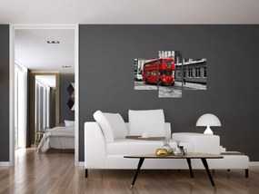 Tablou - Londra cu autobuz (90x60 cm)