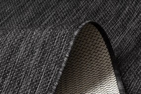 Covor, traversa SISAL SION A5165A Melanj țesute plate negru