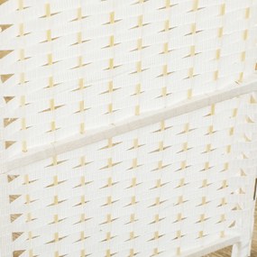 HOMCOM Separator de cameră 6 părți pliabil perete de intimitate perete de separare pentru sufragerie dormitor birou acasă Alb | Aosom Romania