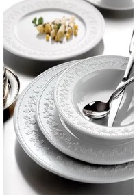 Set de veselă, 24 piese, porțelan alb