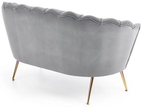 Canapea fixa Amorinito XL velvet gri