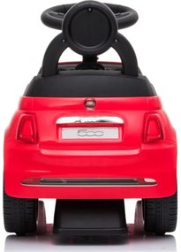 Bicicletă fără pedale Fiat 500 roșu
