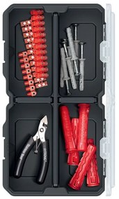 Organizator 28,5 x 15,8 x 5,7 cm, cu compartimentari, negru