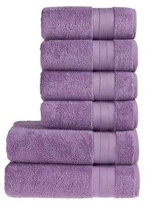 Set de prosoape Stanex MEXICO violet , 4 bucăți 50x 100 cm, 2 bucăți 70 x 140 cm