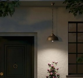 Lustra exterior IP44 realizat manual din alama Lipari