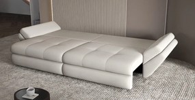 Canapea extensibilă dumonde cu ladă de depozitare si sezut confortabil din spuma high-density, Loana Enjoy Bej 300x100 cm