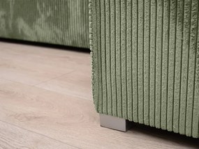 Canapea colt extensibila SMART COSARO menta, cu colt bilateral + 2 perne CADOU