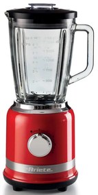 Blender MODERNA 0585/00, 1000W, 4 lame, 1,5 L, 4 viteze + pulse, Cana din sticla, Rosu