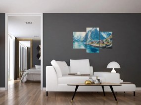 Tablou - Sat norvegian (90x60 cm)