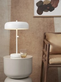 Veioza/Lampa de masa din metal Porto L alba
