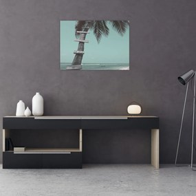Tablou - Palma în Caraibe (70x50 cm)