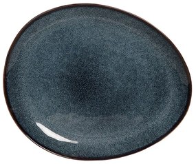 Platou Blue din ceramica 37x30 cm