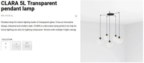 Lustra cu 5 Pendule design minimalist CLARA