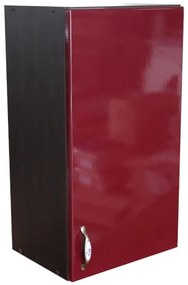 Corp superior 40 cu 1 usa Zebra MDF rosu simplu