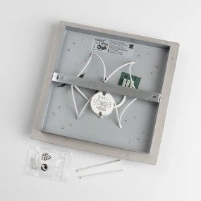 Plafonieră LED 4 x 4W, 230V, crom mat