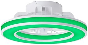 Ventilator LED RGBW dimabil de tavan Brilliant MONDELLO LED/26W/230V + telecomandă