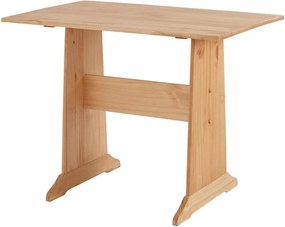 Set bancă pe colț și masă din lemn masiv de pin Støraa Samantha