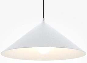 Lustra/Pendul metalic Basic D-35cm alb