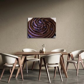Tablou - Cupcake din ciocolată (70x50 cm)