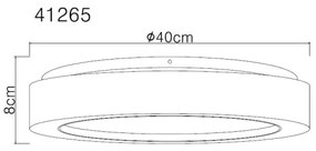 Plafonieră LED Globo 41265 LIAMI LED/24W/230V