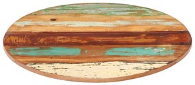 286031 vidaXL Blat de masă rotund, 40 cm, lemn masiv reciclat, 15-16 mm