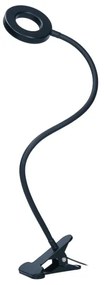 Lampa de birou cu clemă LED Solight WO66-B, reglabilă, 8W/230V, 3000/4000/5000K, negru