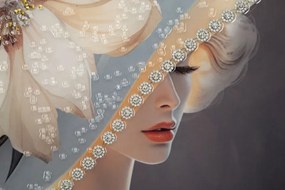 Tablou Modern pe Pânză - Wien Hat A, 62x4x92 cm, Mauro Ferretti