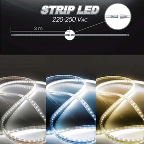 Bandă LED EASY CONNECT LED/14,4W/230V 3m IP67 albastru