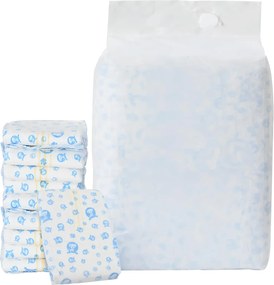 vidaXL Pampers de unică folosință pentru câini băieți 50 pcs Alb S