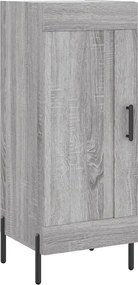 vidaXL Servantă, gri sonoma, 34,5x34x90 cm, lemn compozit