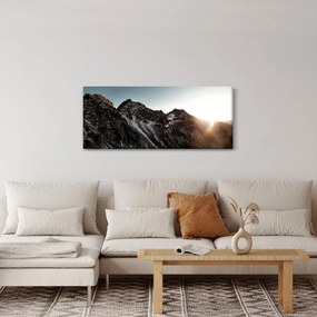 Tablou - Lanț de munți stâncos (120x50 cm)