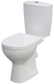 Set vas wc stativ Cersanit, Arteco New, cu Clean On, rezervor si capac Soft Close inclus