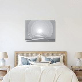 Tablou pe sticlă - 3D tunel (70x50 cm)