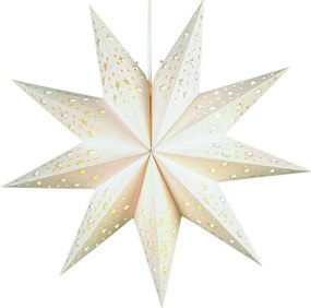 Decorațiune luminoasă albă ø 45 cm cu model de Crăciun Solvalla – Markslöjd