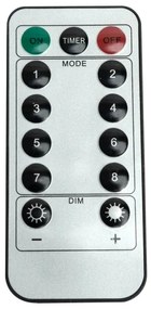 Aigostar - Instalație LED de Crăciun pentru exterior 120xLED/6W/230V/8 funcții 3x0,7m IP44 alb rece+telecomandă