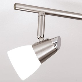 Plafoniera cu 4 spoturi directionabile Max crom satin