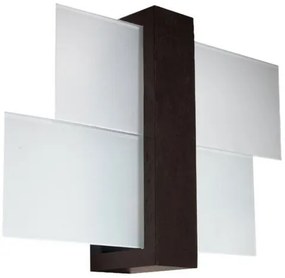 Aplică LED HERA 1xE27/7,5W/230V wenge Brilagi