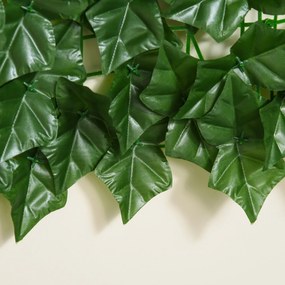 Outsunny Gard Artificial Iederă PE Anti-UV pentru Intimitate și Decor Verde Închis 300x100cm | Aosom Romania