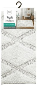 Covoraș de baie alb 50x80 cm Thais – douceur d'intérieur