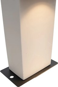 Stâlp modern de exterior gri 35cm IP44 - Pompei