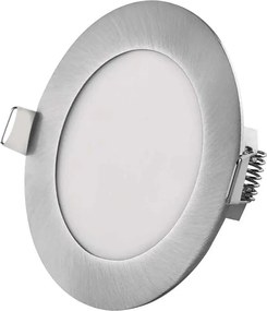 Corp de iluminat LED încastrat NEXXO, 7 W, 230 V, 3000/3500/4000 K, argintiu, Ø 12 cm