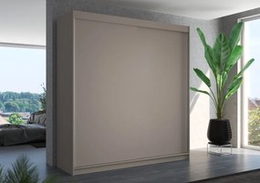 Dulap cu uși glisante TERECIA – cu oglindă – 200x58x215 cm – Cașmir