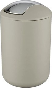 Coș de gunoi taupe din plastic 6,5 l Brasil – Wenko